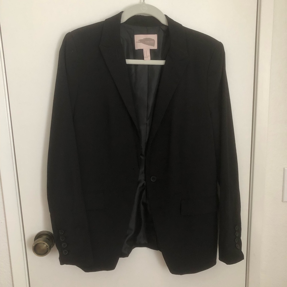 Forever 21 Black Blazer